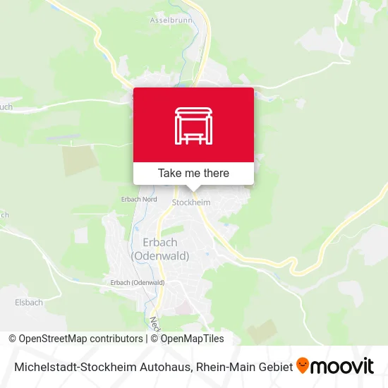 Карта Michelstadt-Stockheim Autohaus