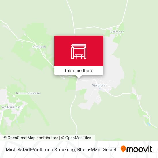 Michelstadt-Vielbrunn Kreuzung map