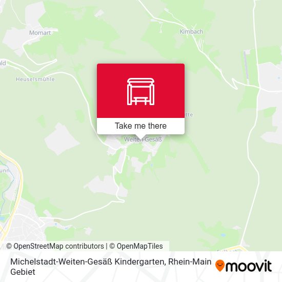 Michelstadt-Weiten-Gesäß Kindergarten map