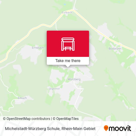 Michelstadt-Würzberg Schule map