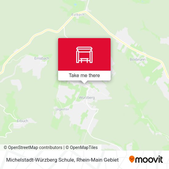 Michelstadt-Würzberg Schule map
