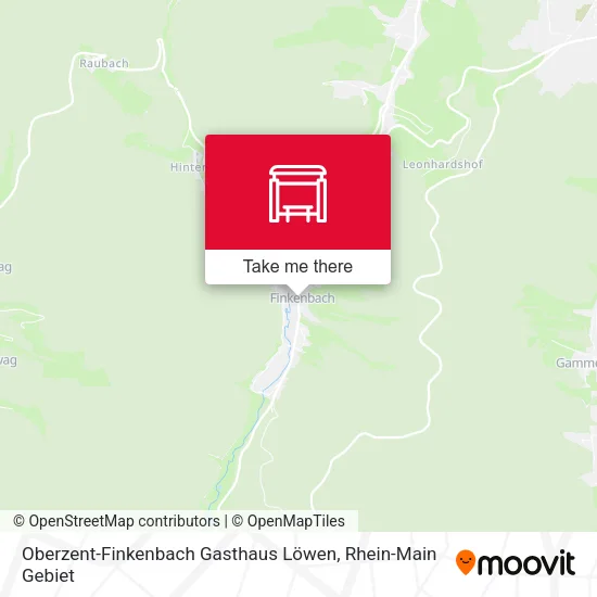 Карта Oberzent-Finkenbach Gasthaus Löwen