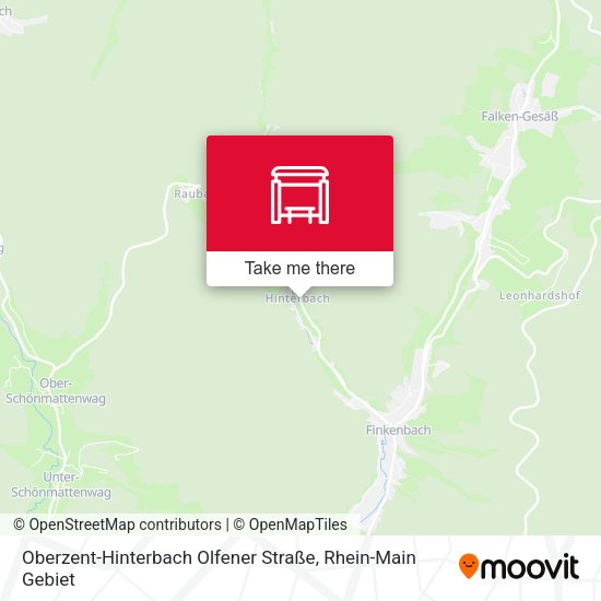 Oberzent-Hinterbach Olfener Straße map