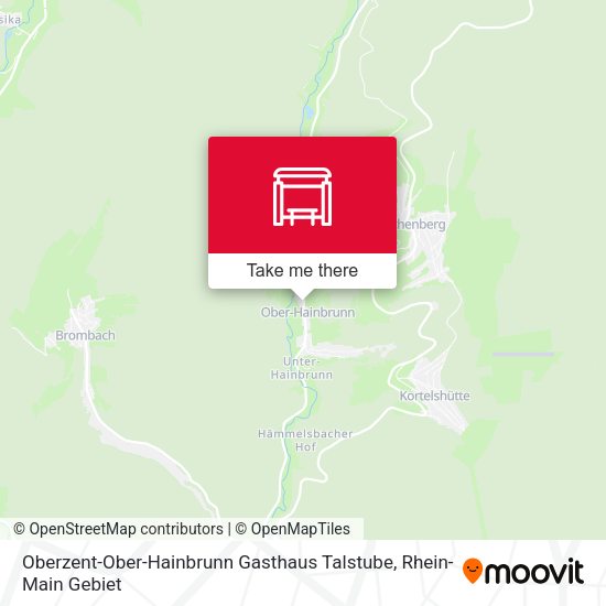 Oberzent-Ober-Hainbrunn Gasthaus Talstube map