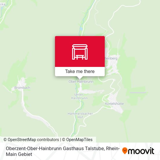 Oberzent-Ober-Hainbrunn Gasthaus Talstube map