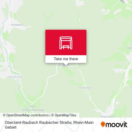 Oberzent-Raubach Raubacher Straße map