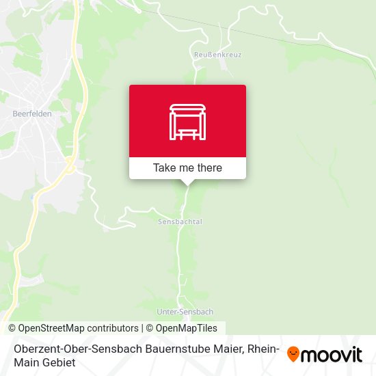 Oberzent-Ober-Sensbach Bauernstube Maier map
