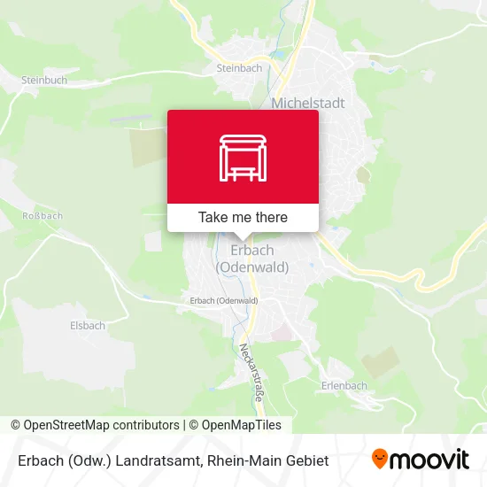 Карта Erbach (Odw.) Landratsamt