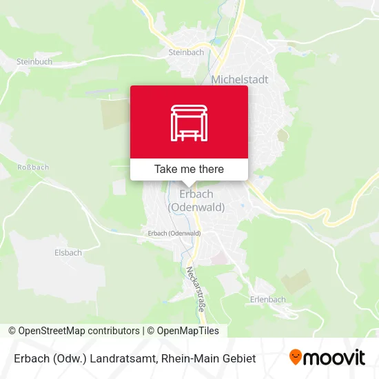 Карта Erbach (Odw.) Landratsamt