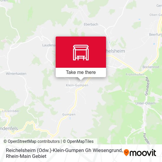 Reichelsheim (Odw.)-Klein-Gumpen Gh Wiesengrund map