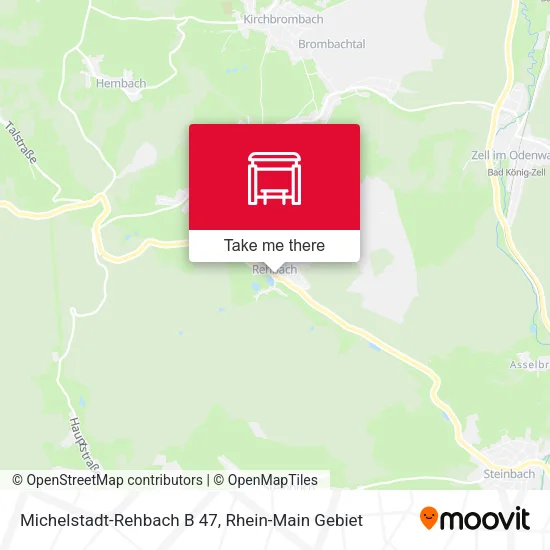 Карта Michelstadt-Rehbach B 47