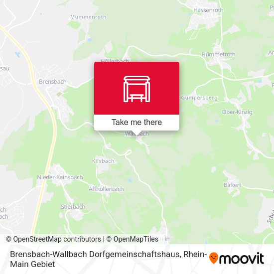 Brensbach-Wallbach Dorfgemeinschaftshaus map