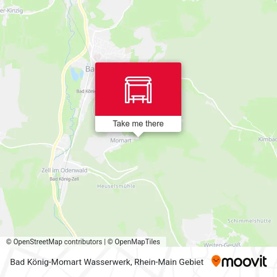 Карта Bad König-Momart Wasserwerk