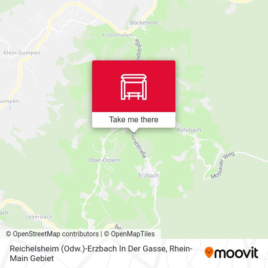 Reichelsheim (Odw.)-Erzbach In Der Gasse map