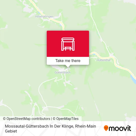 Карта Mossautal-Güttersbach In Der Klinge