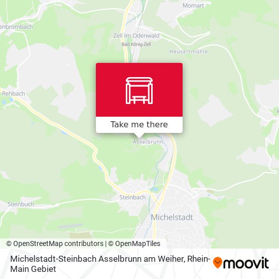 Michelstadt-Steinbach Asselbrunn am Weiher map
