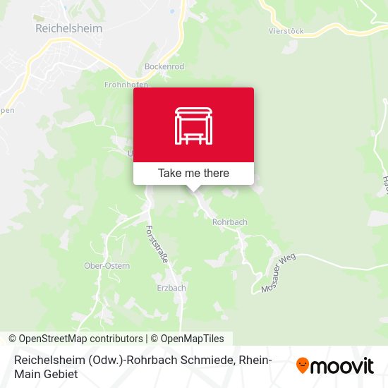 Reichelsheim (Odw.)-Rohrbach Schmiede map