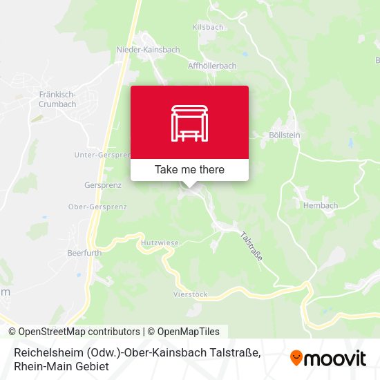 Reichelsheim (Odw.)-Ober-Kainsbach Talstraße map