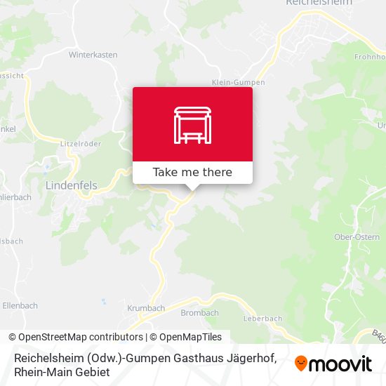 Reichelsheim (Odw.)-Gumpen Gasthaus Jägerhof map