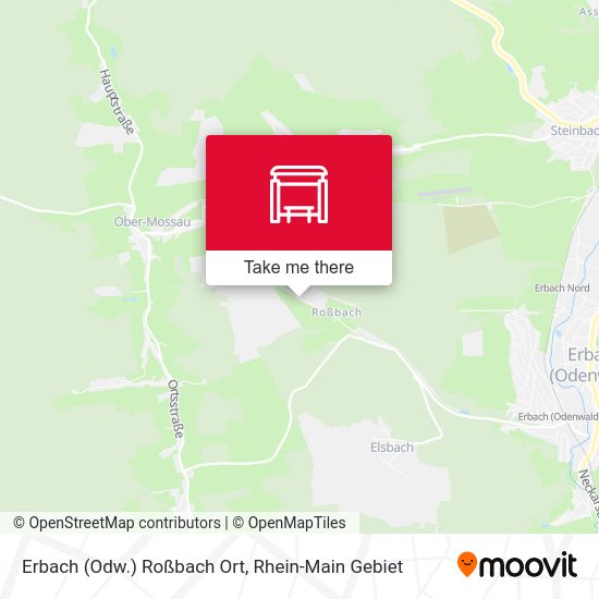 Erbach (Odw.) Roßbach Ort map