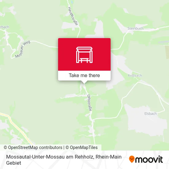 Карта Mossautal-Unter-Mossau am Rehholz