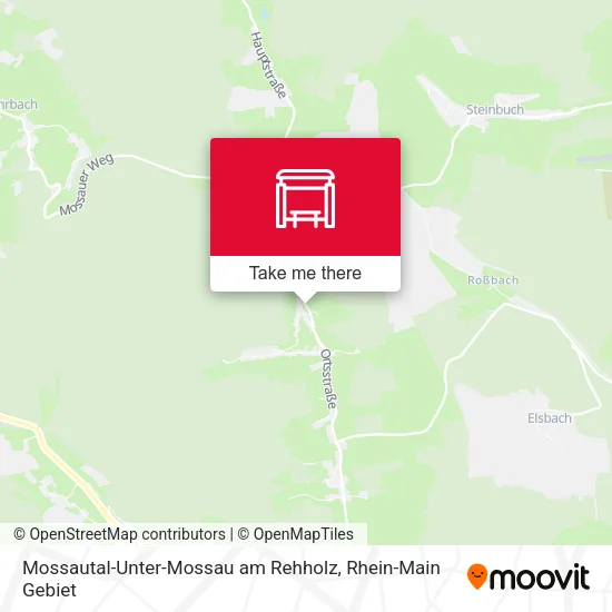 Карта Mossautal-Unter-Mossau am Rehholz
