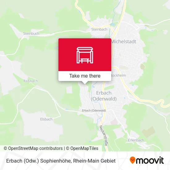 Карта Erbach (Odw.) Sophienhöhe