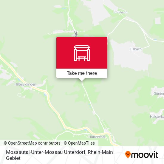 Mossautal-Unter-Mossau Unterdorf map