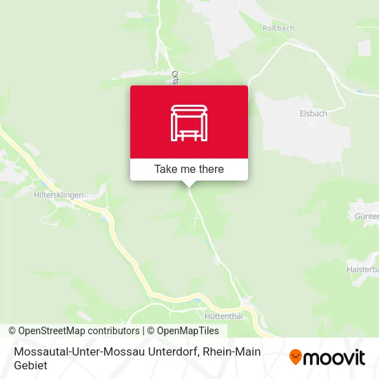 Карта Mossautal-Unter-Mossau Unterdorf