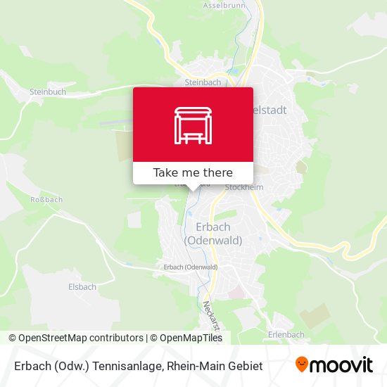 Erbach (Odw.) Tennisanlage map