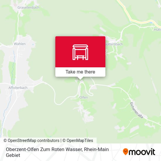 Oberzent-Olfen Zum Roten Wasser map