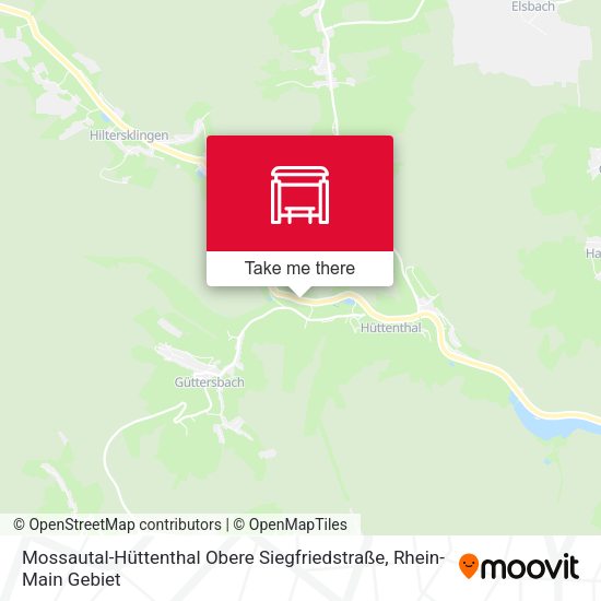 Mossautal-Hüttenthal Obere Siegfriedstraße map