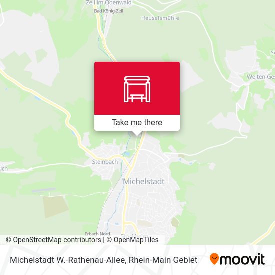 Michelstadt W.-Rathenau-Allee map