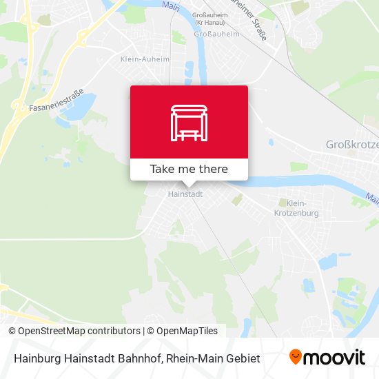 Карта Hainburg Hainstadt Bahnhof