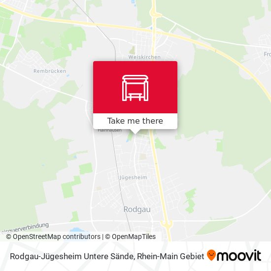 Rodgau-Jügesheim Untere Sände map