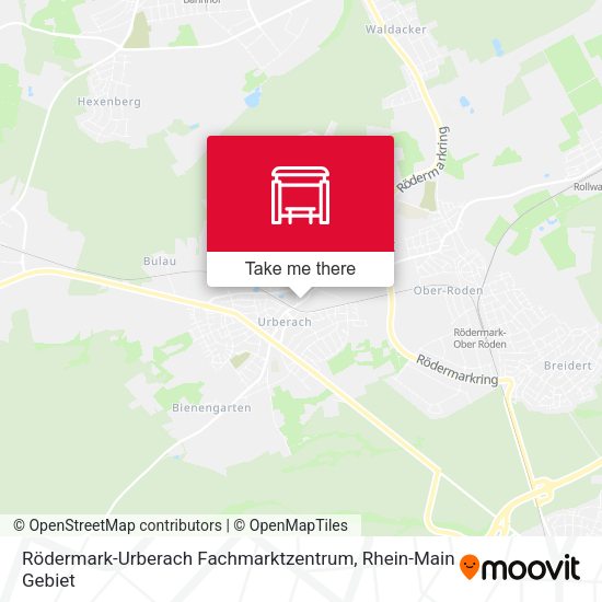 Rödermark-Urberach Fachmarktzentrum map