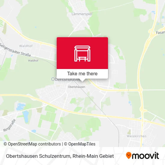 Карта Obertshausen Schulzentrum