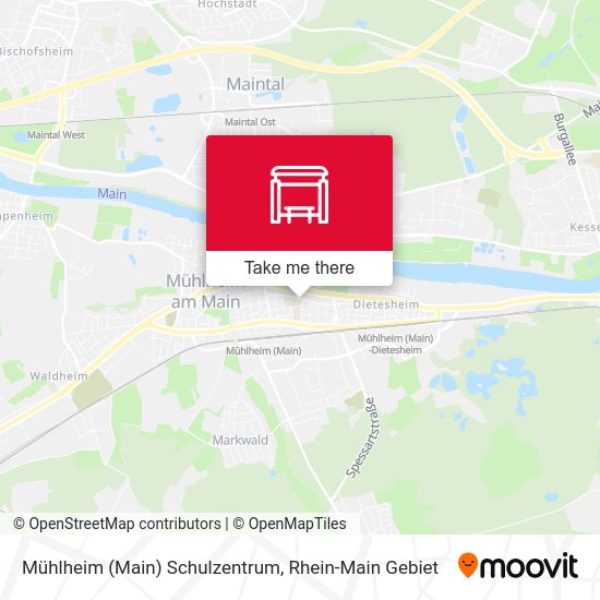 Mühlheim (Main) Schulzentrum map