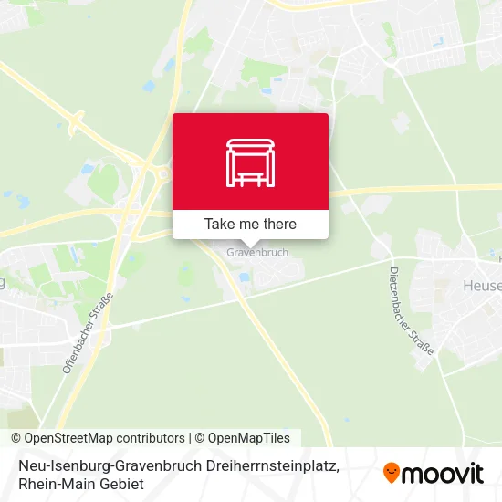 Карта Neu-Isenburg-Gravenbruch Dreiherrnsteinplatz