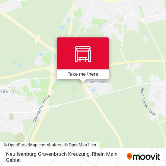 Карта Neu-Isenburg-Gravenbruch Kreuzung