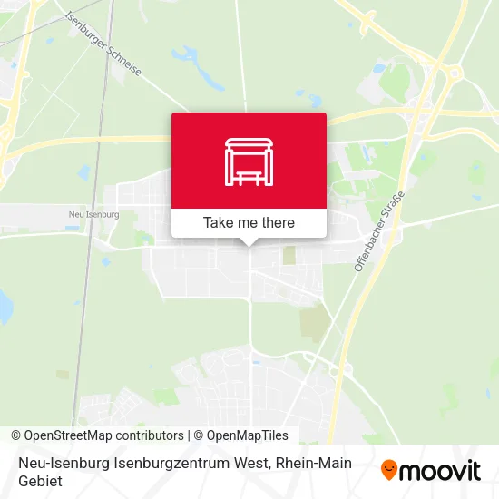 Карта Neu-Isenburg Isenburgzentrum West