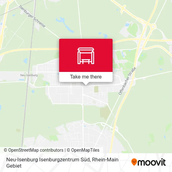 Карта Neu-Isenburg Isenburgzentrum Süd