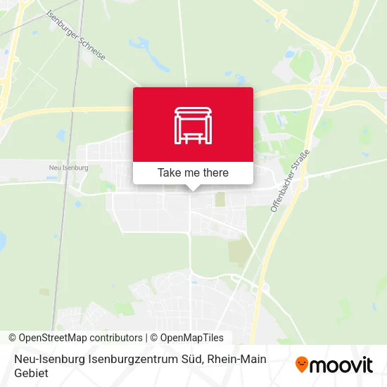 Карта Neu-Isenburg Isenburgzentrum Süd