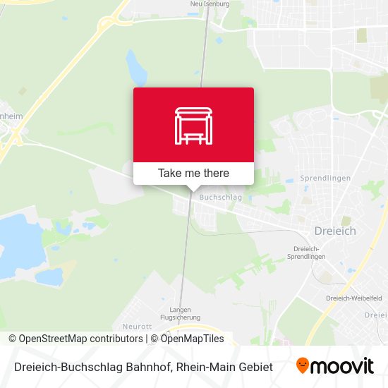 Dreieich-Buchschlag Bahnhof map