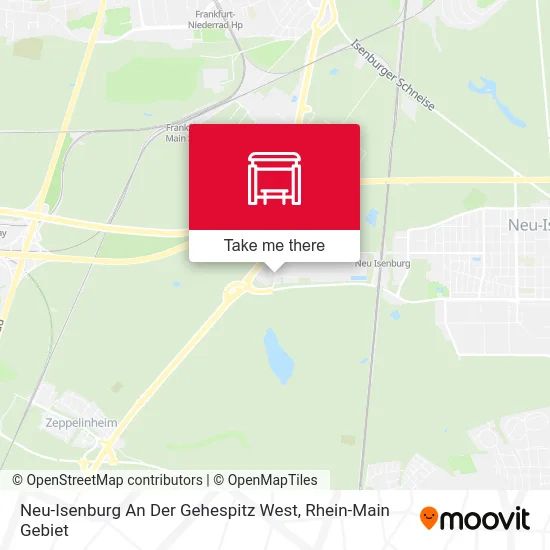 Карта Neu-Isenburg An Der Gehespitz West