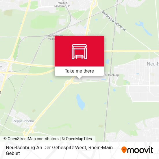 Карта Neu-Isenburg An Der Gehespitz West