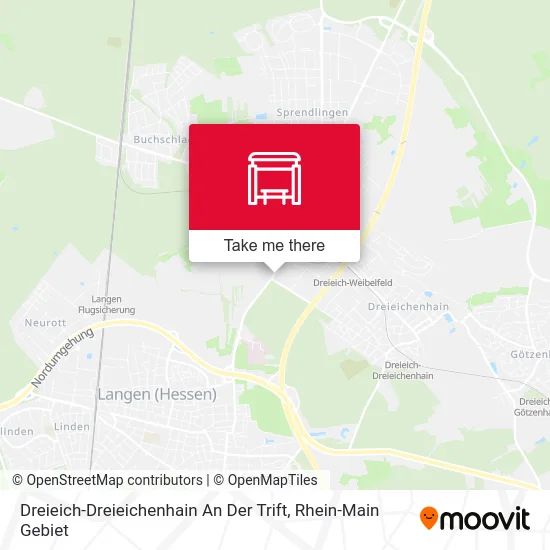 Карта Dreieich-Dreieichenhain An Der Trift