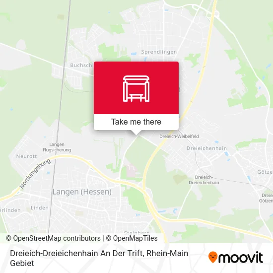Карта Dreieich-Dreieichenhain An Der Trift