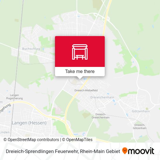 Dreieich-Sprendlingen Feuerwehr map