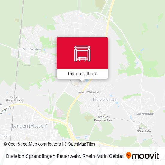 Dreieich-Sprendlingen Feuerwehr map